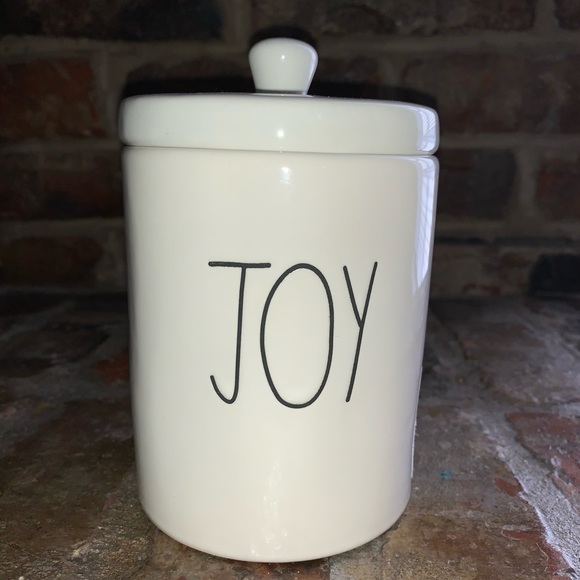 Rae Dunn “Joy” small canister